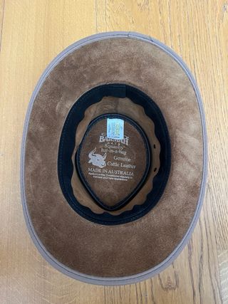 Sombrero Barmah Piel Marrón