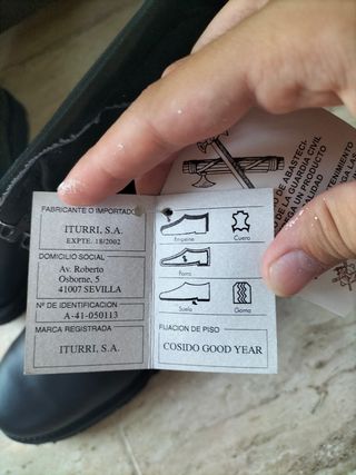 Botas tácticas ITURRI, S.A. - Negras