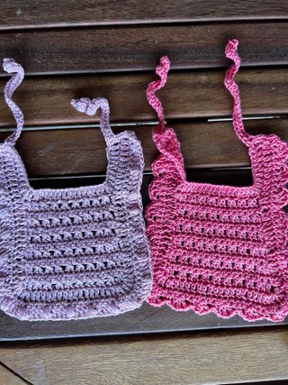 Baberos de bebé a crochet (5)