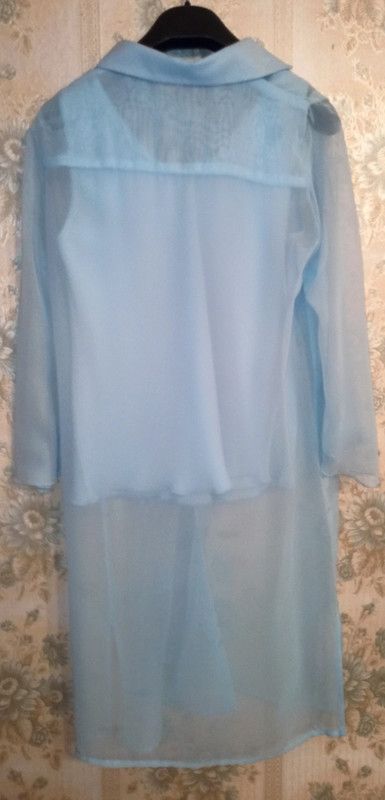 Completo vintage azzurro cerimonia