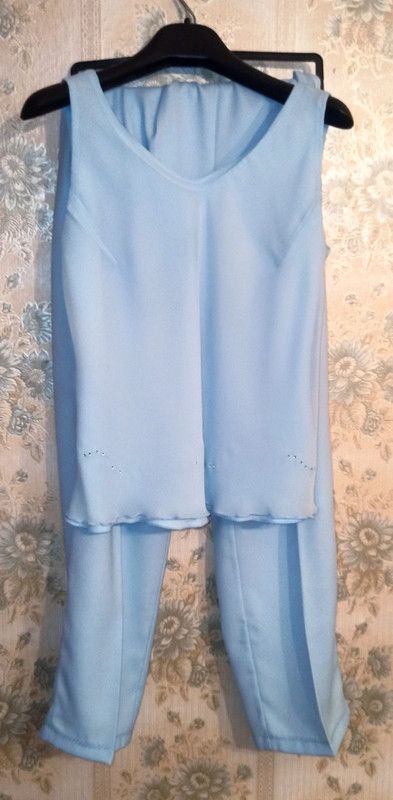 Completo vintage azzurro cerimonia