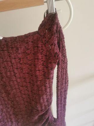 Blusa Pull&Bear marrón talla XS