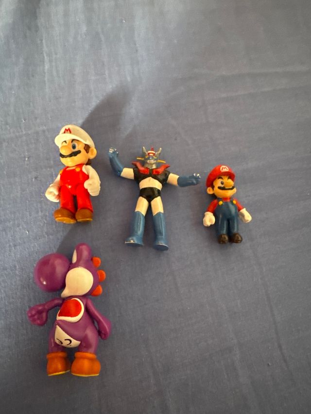 4 Figuras Mario Bros & Mazinger Z