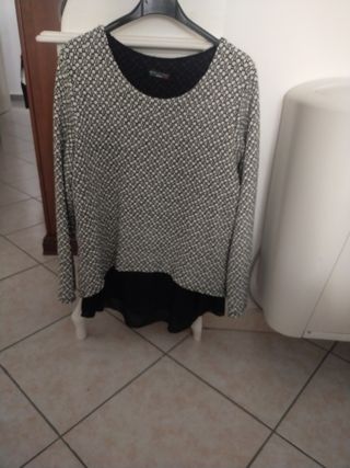 Maglia donna bicolore