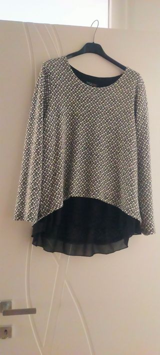 Maglia donna bicolore