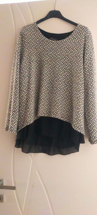 Maglia donna bicolore