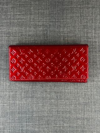 Portafoglio Louis Vuitton rosso