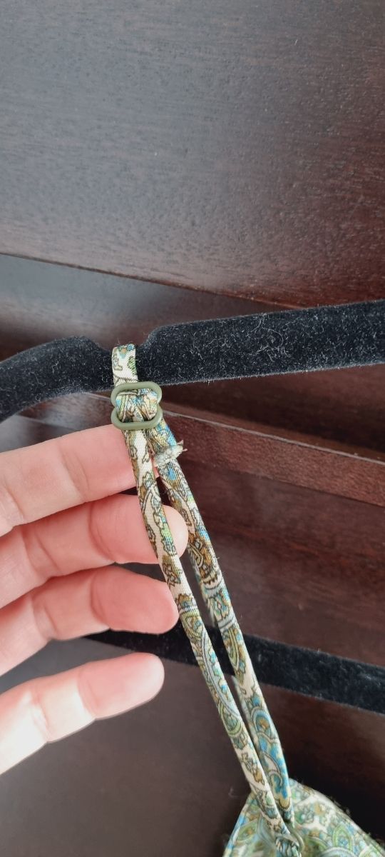 Vestido Zara tirantes - verde oliva