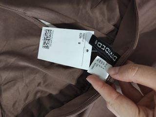 Vestido marrón H&M talla S Nuevo con eti