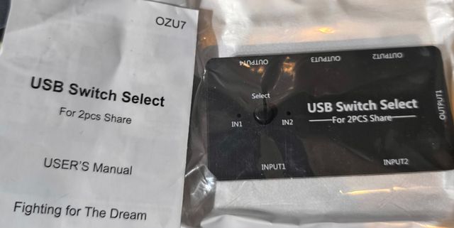 Conmutador USB 2 PCs - Selector