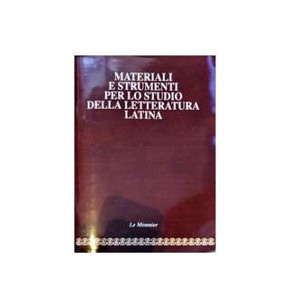 Materiali e strumenti per lo studio della letterat