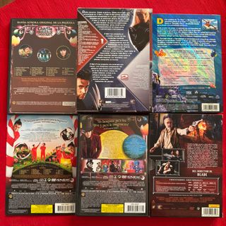 Packs DVD cine películas extranjeras COMO NUEVOS