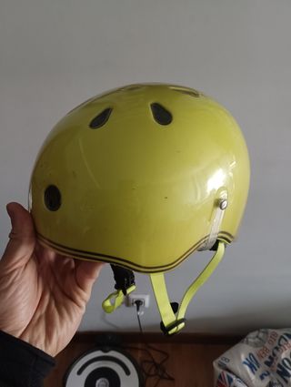 Casco bici niño amarillo