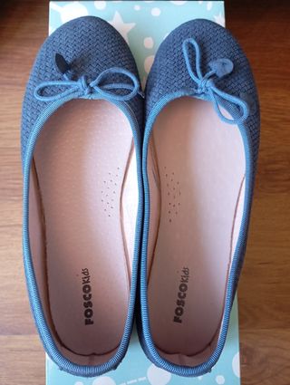 Bailarinas FoscoKids niña azul 36
