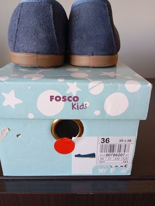 Bailarinas FoscoKids niña azul 36