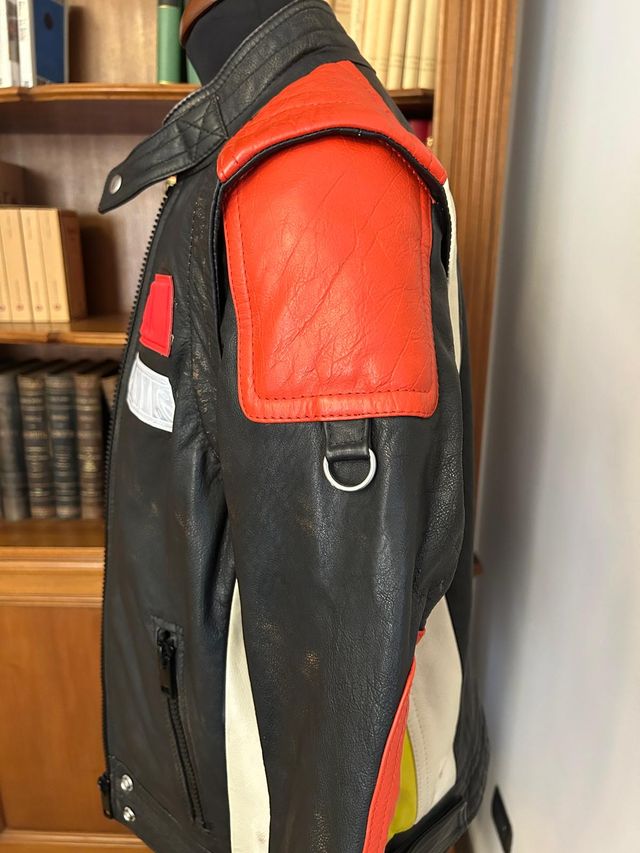 Giacca stile Biker Diesel L-YUJA in pelle size M