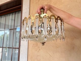 Preciosa lámpara de techo para salón