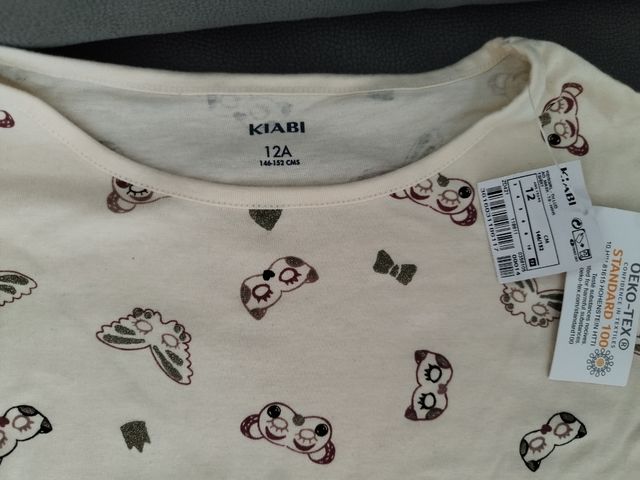 Camiseta Kiabi manga larga 12A
