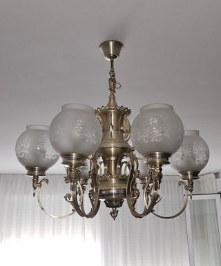 Lámpara techo 6 luces vintage