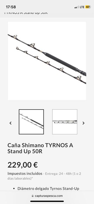 Caña Shimano PD-SP 50 Roller