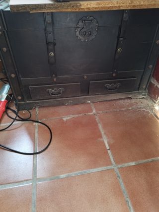 Baúl antiguo de madera
Conjunto de 3 baúles 

