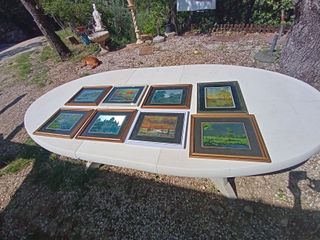 8 Quadri Vintage Dipinti