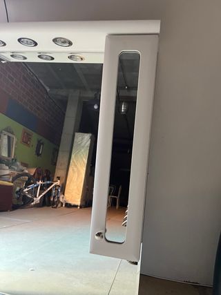 Espejo baño con armario - blanco