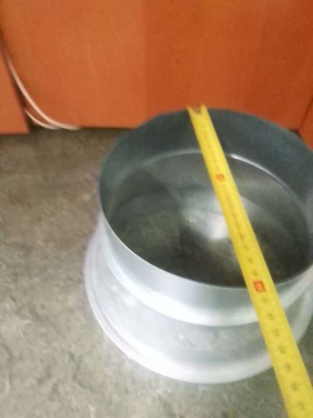 Accoppiamento riduzione metallo 25-19cm