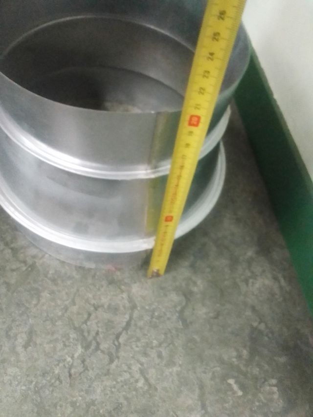 Accoppiamento riduzione metallo 25-19cm