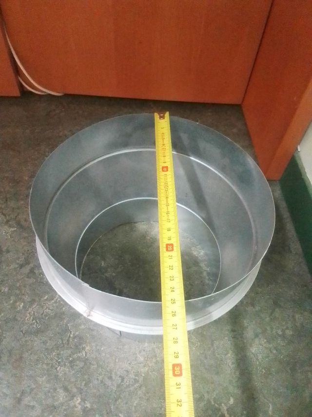 Accoppiamento riduzione metallo 25-19cm