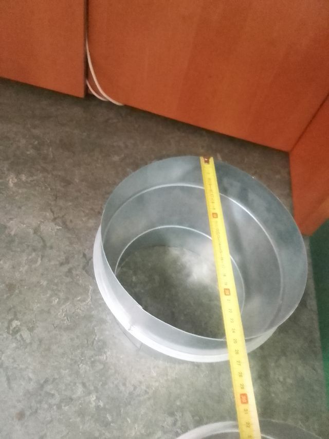 Accoppiamento riduzione metallo 25-19cm