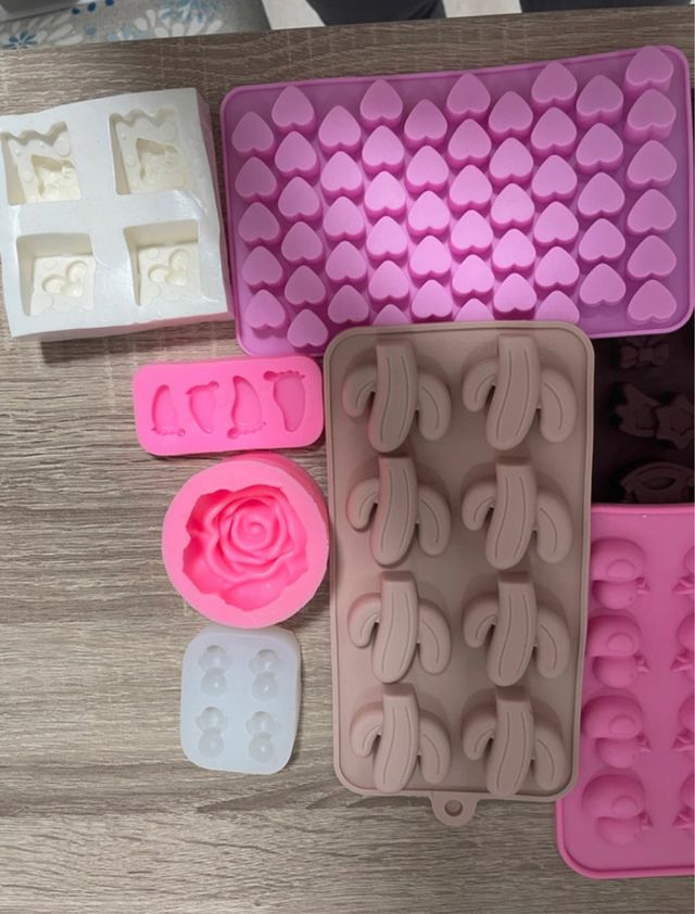 Moldes silicona variados