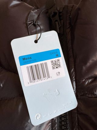 Abrigo Nocta - Pluma - Negro