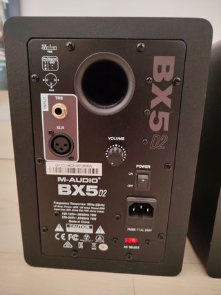 Altavoces M-Audio BX5-D2, monitores.