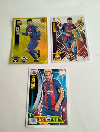 Cromos Messi fc Barcelona 