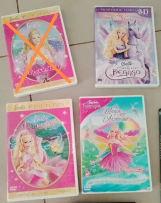 Dvd Disney, Pixar, Barbie, Heidi e altri