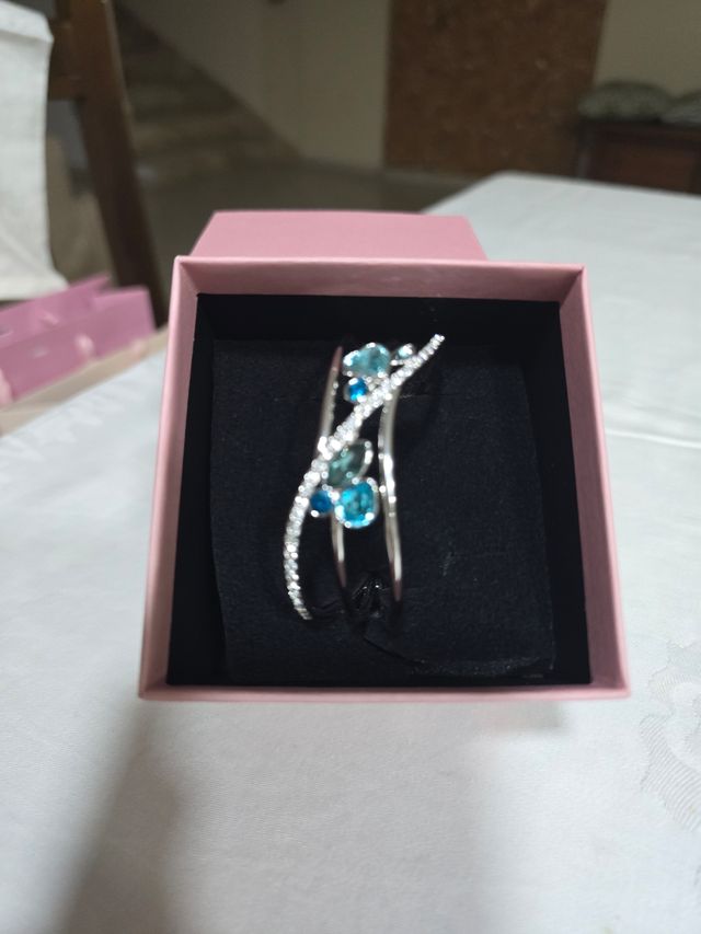 Bracciale Stroili cristalli blu