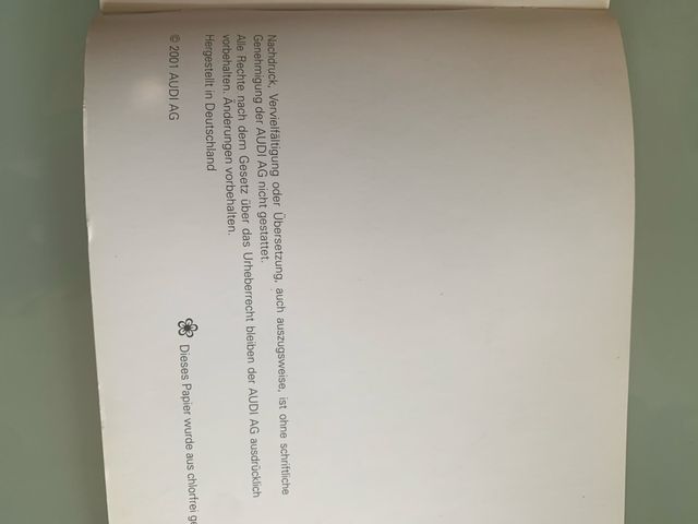 Libro mantenimiento Audi