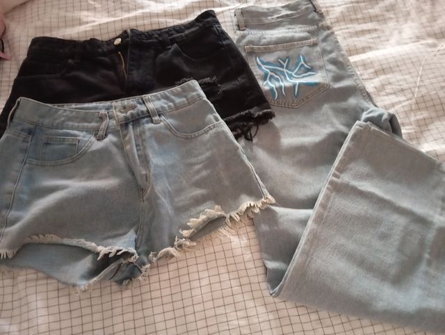 3 pantalones vaqueros talla M