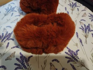 Puños de pelo sintético para chaqueta o disfraz