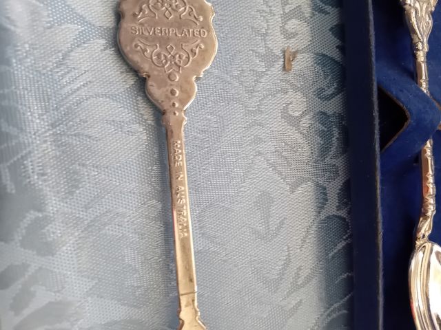 Set 6 cucchiaini argentati Australia