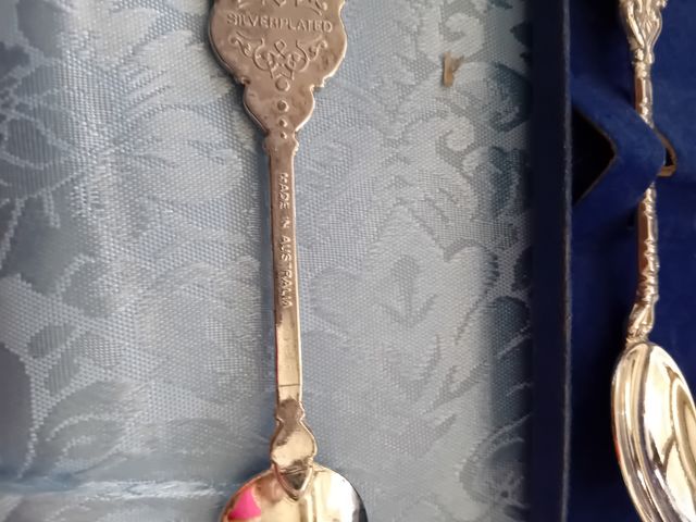 Set 6 cucchiaini argentati Australia