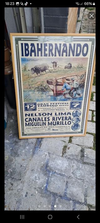 Cartel Taurino Vintage Ibahernando año 2007