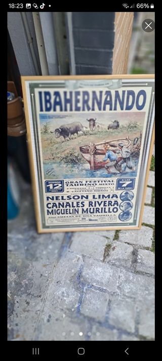 Cartel Taurino Vintage Ibahernando año 2007