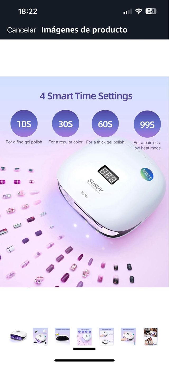 SUNUV Lámpara LED uñas - Secado