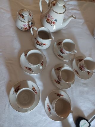 Serviço Chá - Porcelana - 6 xícaras