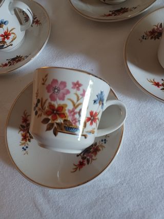 Serviço Chá - Porcelana - 6 xícaras