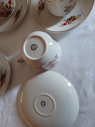 Serviço Chá - Porcelana - 6 xícaras
