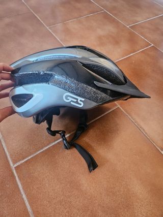 Casco bici GS - Negro/Plata