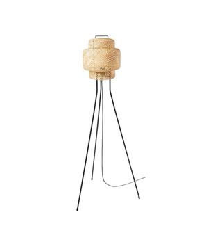 Lámpara pie IKEA bambú